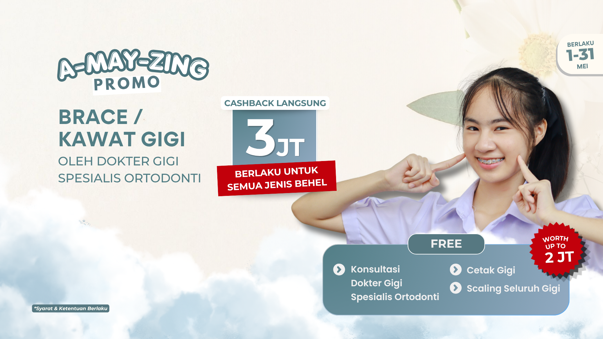 Promo Behel Metal Premium